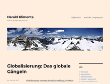 Tablet Screenshot of harald-klimenta.de